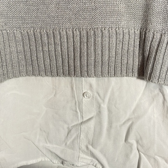 Grey Sweater Blouse - Picture 3 of 3